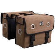Willex Torba rowerowa na gazety, płótno, 40 L, brązowa, 11143 Willex 11143
