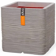Capi Donica Nature Rib, kwadratowa, 30 x 30 cm, szara, PKGRR902 Capi PKGRR902