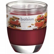 Bolsius Świece zapachowe, 6 sztuk, pieczone jabłko, czerwone Bolsius 103626150326