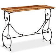 vidaXL Stolik typu konsola z litego drewna sheesham, 100x40x75 cm vidaXL 244929