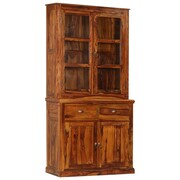 vidaXL Witryna z litego drewna sheesham, 100 x 70 x 200 cm vidaXL 246354