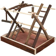 TRIXIE Plac zabaw dla ptaków Natural Living, 35x27x30 cm, drewno, 5663 TRIXIE 5663