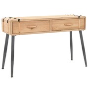 vidaXL Stolik konsola, lite drewno jodłowe, 115 x 40,5 x 76 cm vidaXL 245772