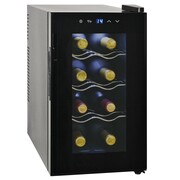 vidaXL Chłodziarka do wina, 25 L, 8 butelek, wyświetlacz LCD vidaXL 50604