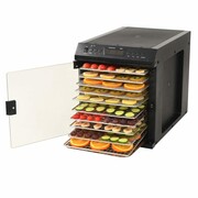 vidaXL Suszarka do żywności z 11 tacami, czarna, 480 W vidaXL 50599
