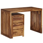 vidaXL Biurko, lite drewno sheesham, 110 x 55 x 76 cm vidaXL 246216
