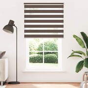 vidaXL Roleta Zebra 120 x 230 cm Kawa vidaXL 240221