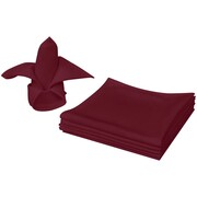 vidaXL Serwetki 100 szt. burgund 50x50 cm vidaXL 131445