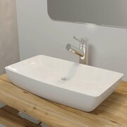 vidaXL Luksusowa umywalka prostokątna 71 x 39 cm ceramika vidaXL 140691