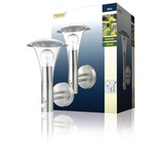 Ranex Lampa ścienna z czujnikiem PIR, chromowa, 60 W, 5000.318 Ranex 10.010.39