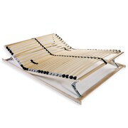 vidaXL Stelaż do łóżka z 28 listwami, drewno FSC, 7 stref, 100x200 cm vidaXL 246458