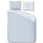 Descanso Zestaw pościeli 9308-K 140 x 200/220 cm, niebieski Descanso 9308.26.01