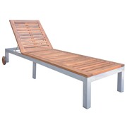 vidaXL Leżak ogrodowy z drewna akacjowego, 207 x 70 x 88 cm vidaXL 44611