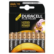 Duracell Baterie alkaliczne AAA Plus Power, 16 szt. Duracell D018693