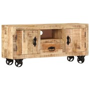 vidaXL Szafka pod telewizor z chropowatego drewna mango, 120x30x50 cm vidaXL 243983