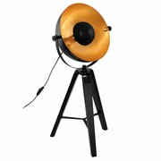 EGLO Lampa stołowa COVALEDA, czarna i mosiądz 49617 EGLO 49617
