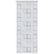 vidaXL Roleta prysznicowa 120 x 240 cm, wzór w kwadraty vidaXL 142849