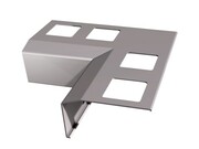 Nw301/90 Narożnik balkonowy wewnętrzny brązowy RAL 8019 Emaga