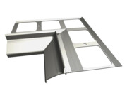 Nw 30/90 Narożnik balkonowy wewnętrzny brązowy RAL 8019 Emaga