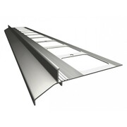 K30 Profil aluminiowy balkonowy 2.0m szary RAL 7037 - listwa balkonowa okapnikowa szara Emaga