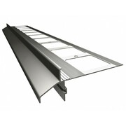 K40 Profil aluminiowy balkonowy i tarasowy 2.0m szary RAL 7037 - listwa balkonowa okapnikowa szara Emaga