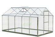 Szklarnia aluminiowa 2,30 x 3,73m Gutta Gartentec F5 z poliwęglanu 6mm Gutta