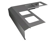 Nz301/90 Narożnik balkonowy zewnętrzny grafitowy RAL 7024 Emaga