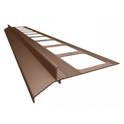 K30 Profil aluminiowy balkonowy 2.0m brązowy RAL 8019 - listwa balkonowa okapnikowa brązowa Emaga