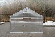 Szklarnia Sanus XL-18 wymiar 2,9x6,4m H=2,25m 18,6m2 poliwęglan 6mm Emaga