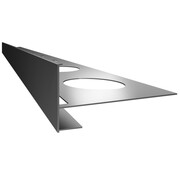 Profil schodowy SC2 - schody zewnętrzne z okładzinami ceramicznymi L=2m kolor: aluminium Emaga