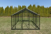 Szklarnia Sanus L-7 wymiar 2,2x2,9m H=2,15m 6,4m2 szkło hartowane 4mm Emaga