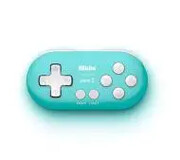 8BitDo Zero 2 Bluetooth mini Kontroler do PC, Nintendo Switch, Android Bezprzewodowy Turkusowy Zero 2 Bluetooth (turkus) 8BitDo