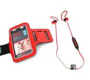 Platinet PM1075R + etui Dokanałowe Czerwony PM1075R (czerwony) + etui Platinet