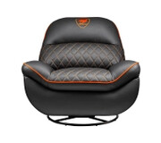 Cougar OVERLORD Gamingowa do 150kg Skóra ECO Czarno-pomarańczowy OVERLORD Cougar