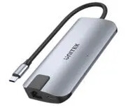 Unitek D1028A, USB-C, 2x USB-A, HDMI, RJ45, PD 100W D1028A Unitek