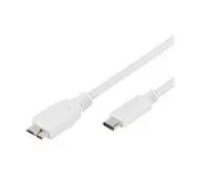 Vivanco 45275 USB-C do microUSB 1m Biały 45275 USB-C - microUSB 1m Vivanco