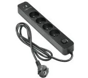 Reinston ALZ018 4 gniazda 1,5m Czarny ALZ018 Reinston