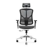 Diablo Chairs V-Basic Normal Size Biurowy do 150kg Tkanina Biało-czarny V-Basic (biało-czarny) Diablo Chairs