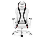 Diablo Chairs X-Horn 2.0 King Size Gamingowy do 180kg Skóra ECO Biało-czarny X-Horn 2.0 King biało-czarny Diablo Chairs