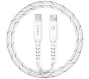 Energea Nyloflex USB-C do Lightning C94 MFI 1,5m Biały Nyloflex USB-C do Lightning Energea