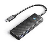 Orico PAPW2AC-C3-015-BK-EP USB-C 2x USB-A, 2x port USB-C 100W Czarny PAPW2AC-C3-015-BK-EP Orico