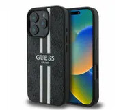 Guess 4G Printed Stripes do iPhone 16 Pro Czarny GUHMP16LP4RPSK Guess