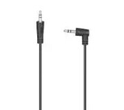 Hama 00200723 Kątowy jack 3,5mm 1,5m Czarny 00200723 Hama