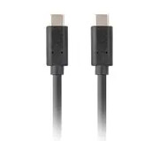 Lanberg USB-C do USB-C 3.1 PD 100W 1m Czarny USB-C do USB-C 3.1 PD 100W 1m Lanberg