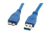 Lanberg USB-A do microUSB 0,5 m Niebieski USB-A - microUSB 0.5 m (niebieski) Lanberg