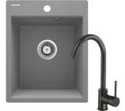 Deante Corio ZRCBS103 Szary metalik + bateria Czarny ZRCBS103 Deante