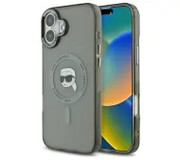 Karl Lagerfeld IML Metal Karl Head MagSafe do iPhone 16 Plus Czarny IML Metal Karl Head MagSafe Karl Lagerfeld