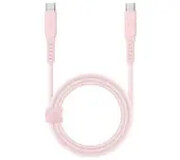 Energea Flow USB-C - USB-C 1,5m 240W 5A PD Fast Charge Różowy Flow USB-C - USB-C 1,5m 240W Energea