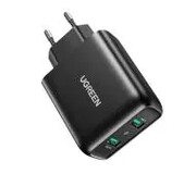 UGREEN CD161 2xUSB-A 18W PD3.0 EU Czarny CD161 2xUSB-A 18W PD3.0 EU UGREEN