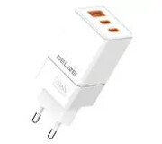 Beline 2x USB-C + 1x USB 65W PD 3.0 + QC 3.0 GaN Biały 2x USB-C + 1x USB 65W PD 3.0 Beline